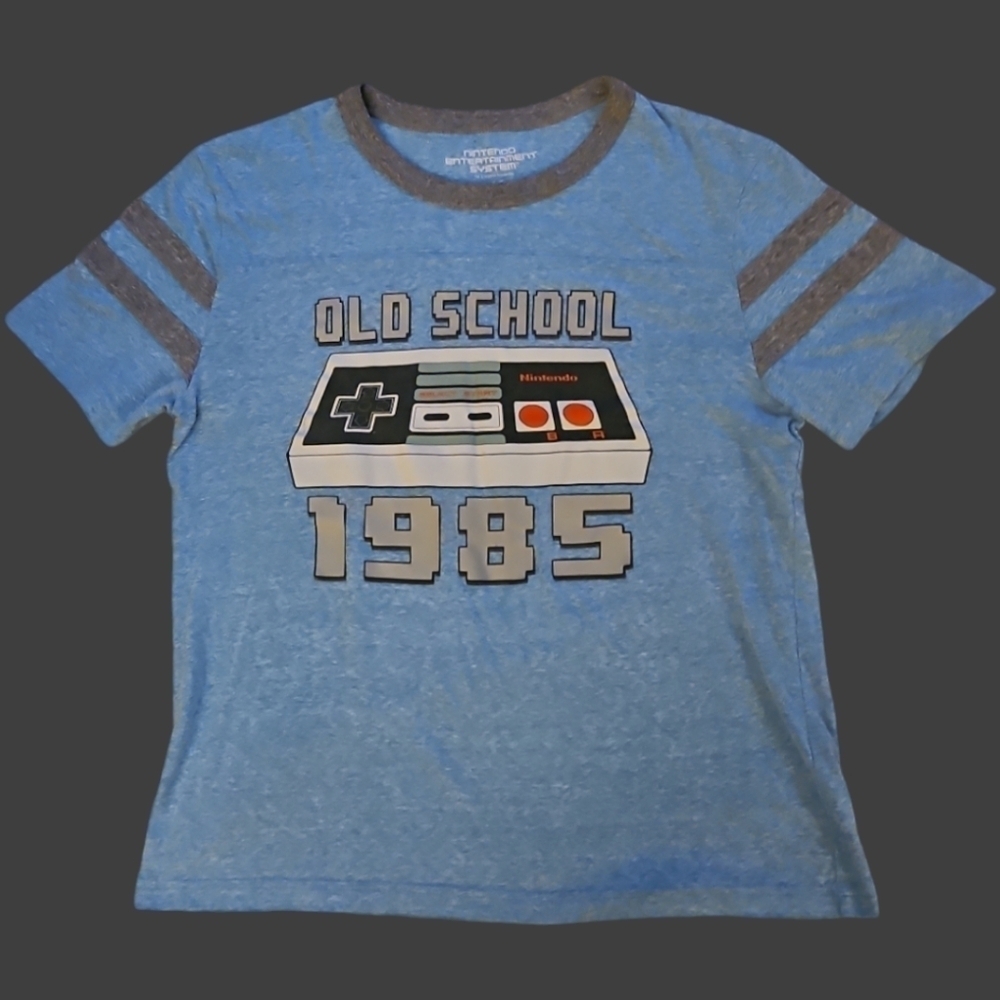 3/$30 NINTENDO Graphic Old School 1985 Jersey Unisex T-shirt Medium